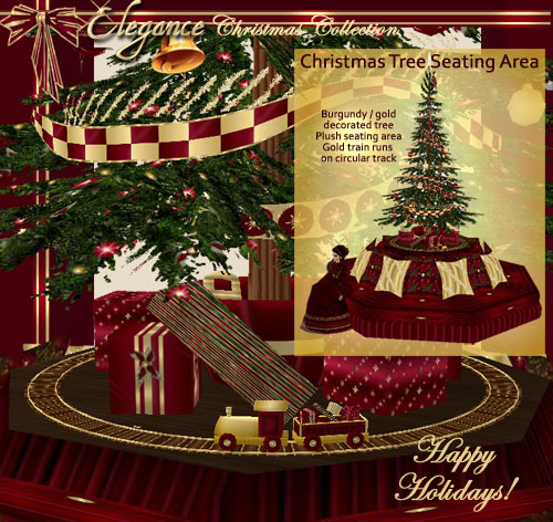 Christmas Tree with Train