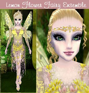 Lemon Flower Fairy Ensemble
