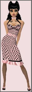Pink w/ Black Polkadots