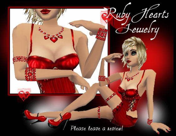 Ruby Heart Jewelry