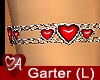 Chained Hearts Garter (L)