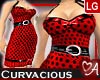 Red w/ Black dots