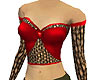 Red Satin Top