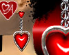 Chained Heart Earrings