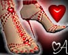 Ruby Heart Stilettos